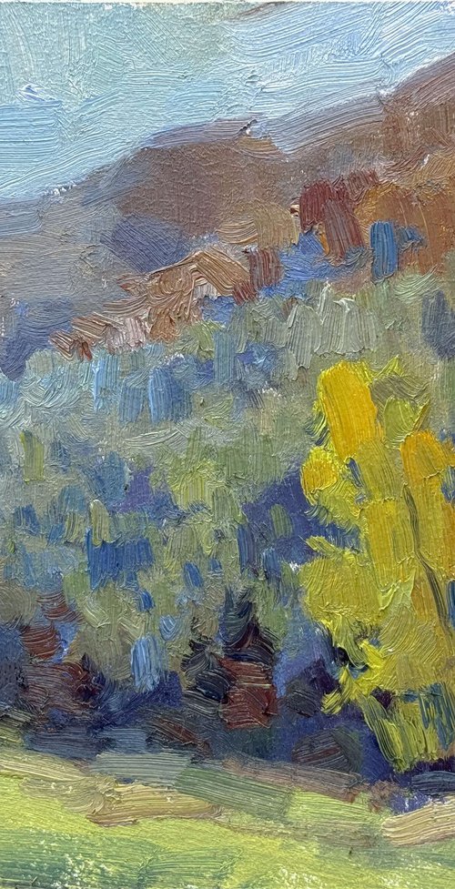 Golden Tree, Carpathians by Nataliia Nosyk