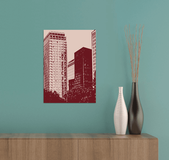 Skyscrapers | A3 16,5x11.7 in (42x30 cm)