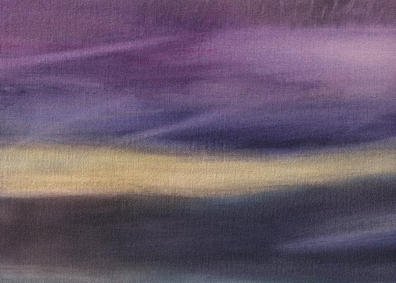 Landscape with Purple Sky