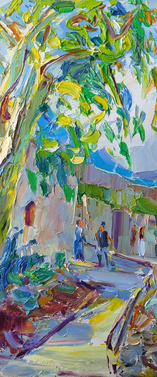 Sunny day in the old town by Helen Shukina