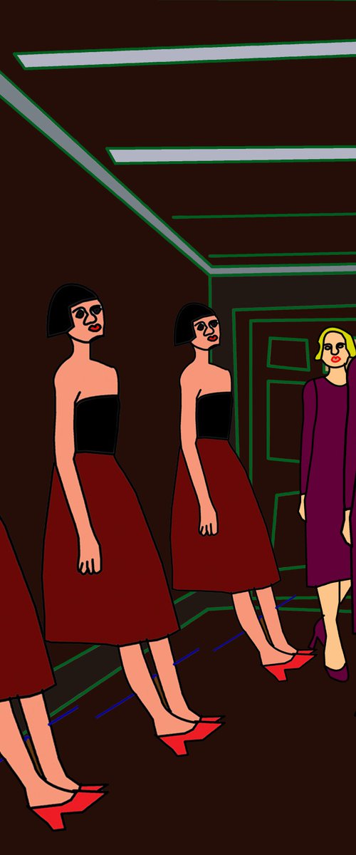 Waiting hall by Artworks by Rina Mualem