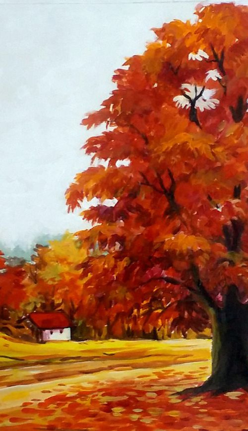 Beauty of Autumn Tree by Samiran Sarkar