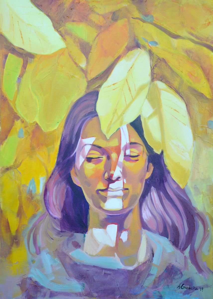 Golden Walnut by Anna Masiul-Gozdecka