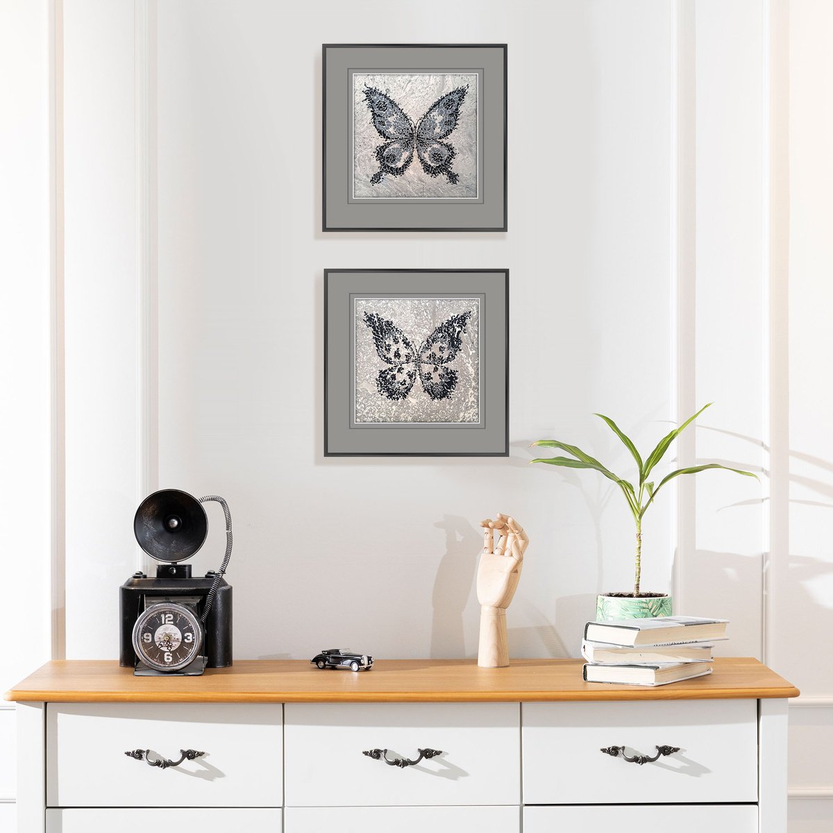 Set Of 2 «Foggy Albion» By Mariia Raskin, 20 X 10, Artwork For Sale On Artfinder