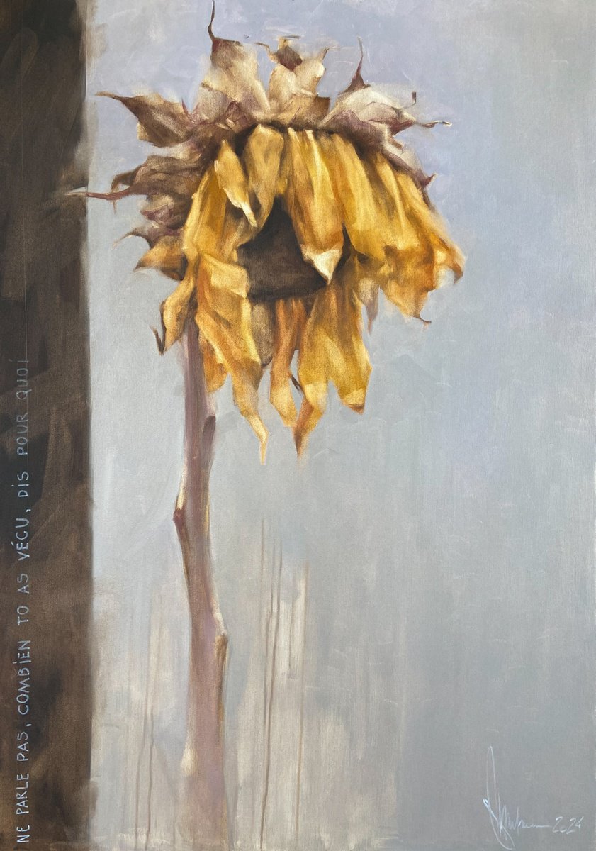 Impressionistic Botanical Oil Painting By Igor Shulman, 28 X 39, You Don