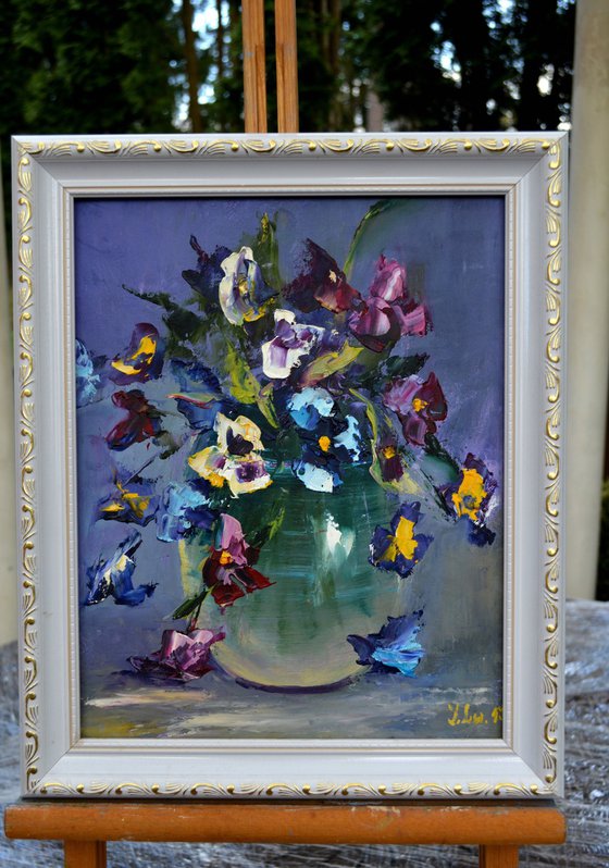 Pansies etude