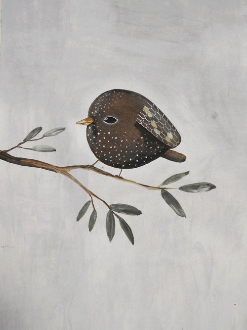 The Sturnus bird by Silvia Beneforti