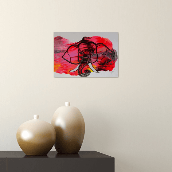 Elephant 1 pink