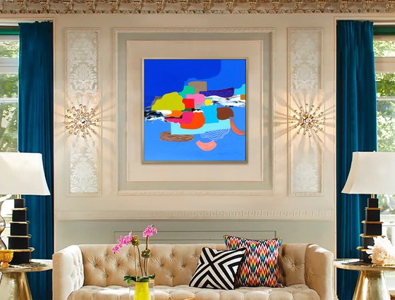 Summer adventure in blue