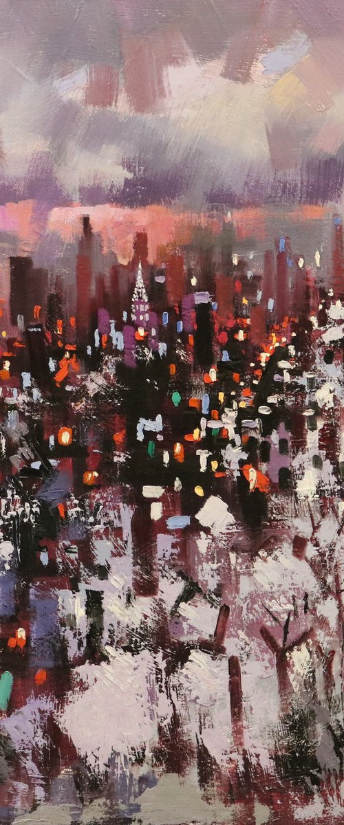 Winter Afternoon in Manhattan by Chin H Shin