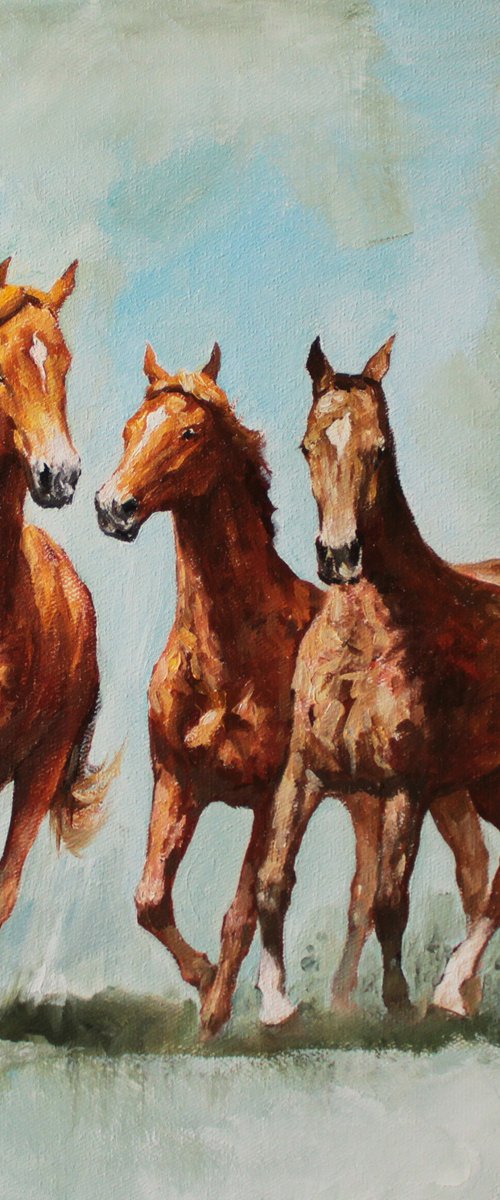 Horses II by Andrei Sitsko