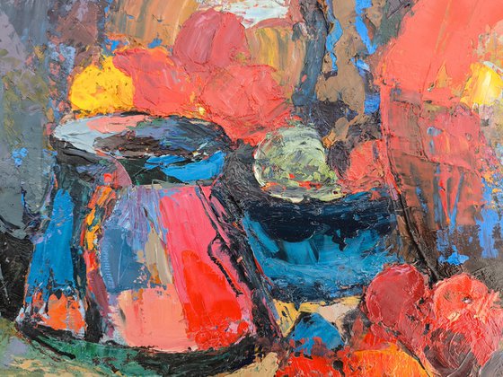 Two Jugs in Vibrant Tones