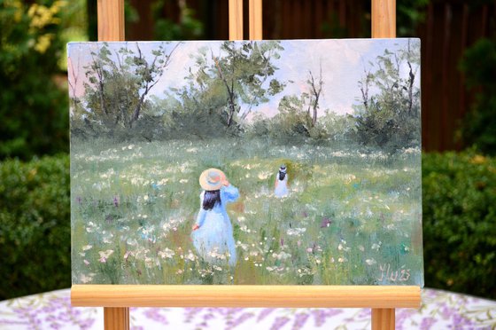 In the wildflowers