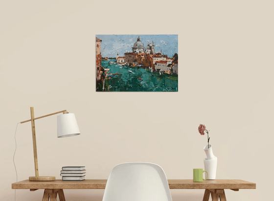 Venice Italy - Original Oil Painting