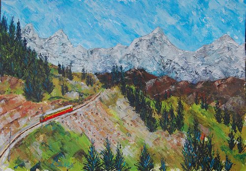 Schynige Platte Swiss Mountain Railway by Rob Leckey