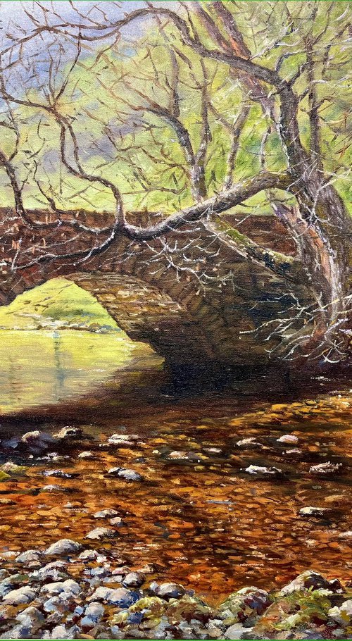 Bridge over Glenridding Beck by Peter Frost