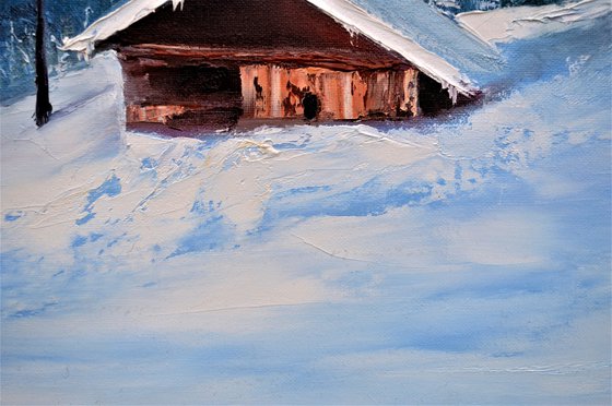 Heritage Series: Alpine Glow — Winter Peak