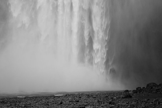 Skogafoss abstract