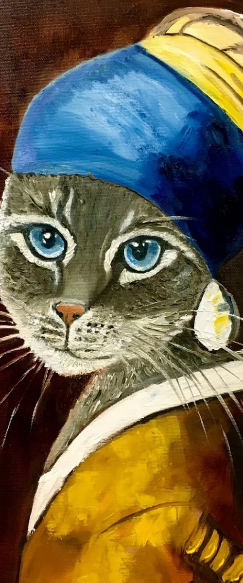 British blue Cat by Olga Koval