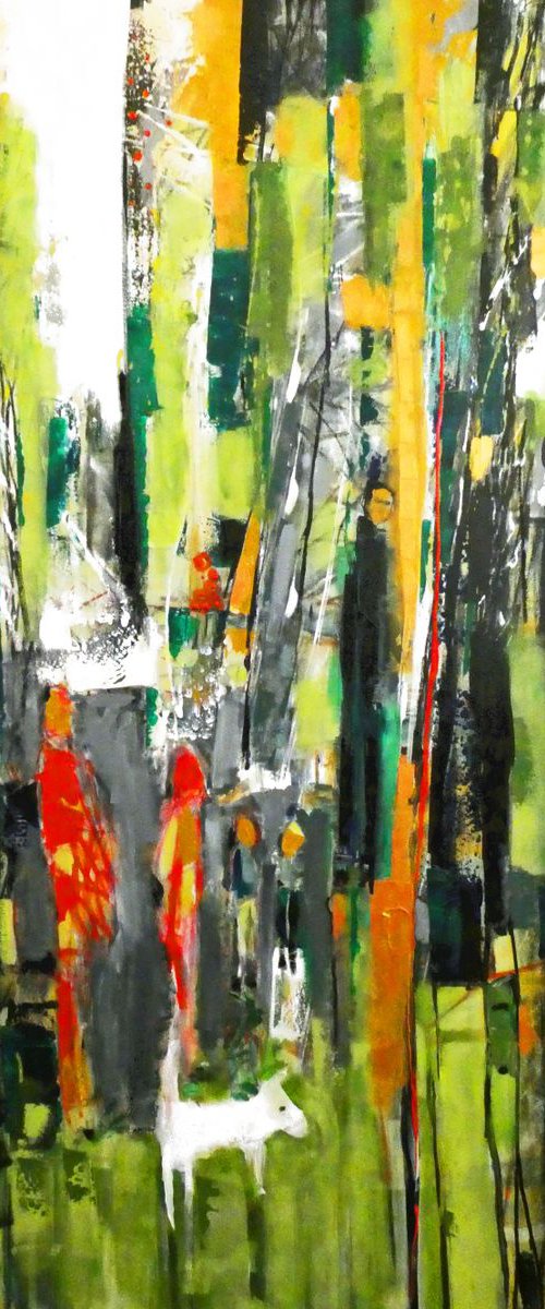 Woodland Walk No. 2 - With the Family by Irene Wilkes