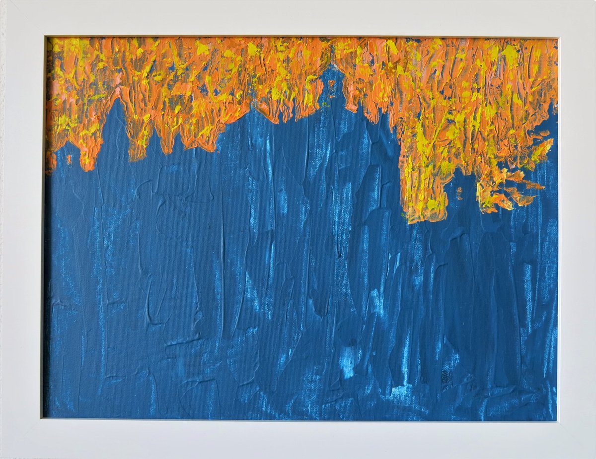 Impressionistic Cityscapes Acrylic Painting By Denys Kuvaiev, 18 X 14, San Esteban Monastery, Original Artwork