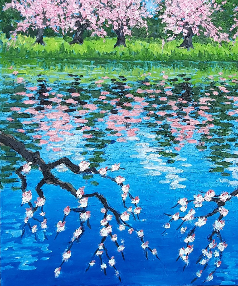 Botanical Oil Painting By Colin Ross Jack, 20 X 24, Blossom Xxii, Original Artwork