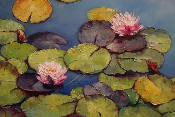"Waterlilies in the Mirror of the Sky"