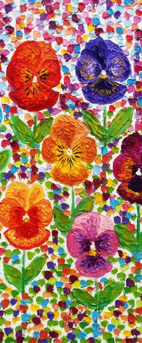 Pansy patch by Paige Castile