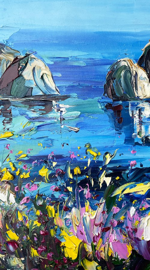 California Cove Study by Lisa Elley