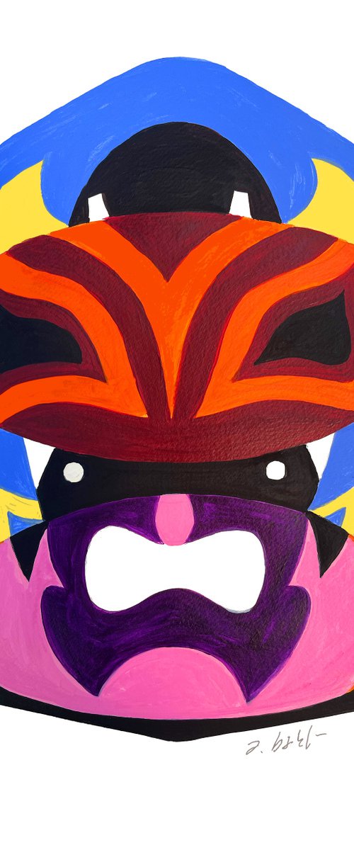 mascara-de-luchador-mexicano_03 by André Baldet