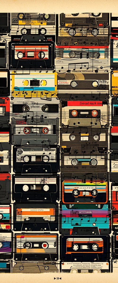 HiFi Retro Tape Cassette Wall by Jakub DK - JAKUB D KRZEWNIAK