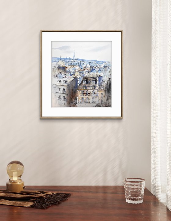 Blue hour of Paris