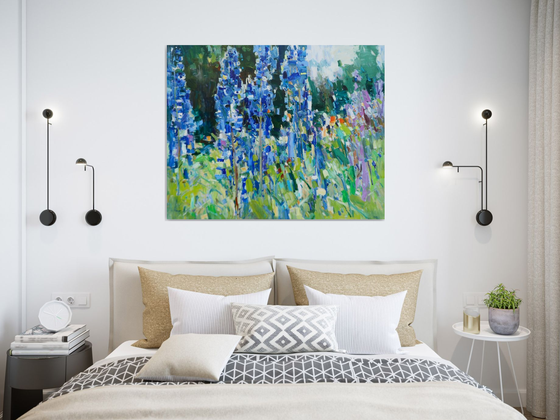 " Lupines in my garden"