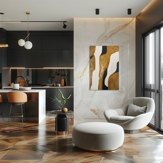 Golden River 60x90x2 cm