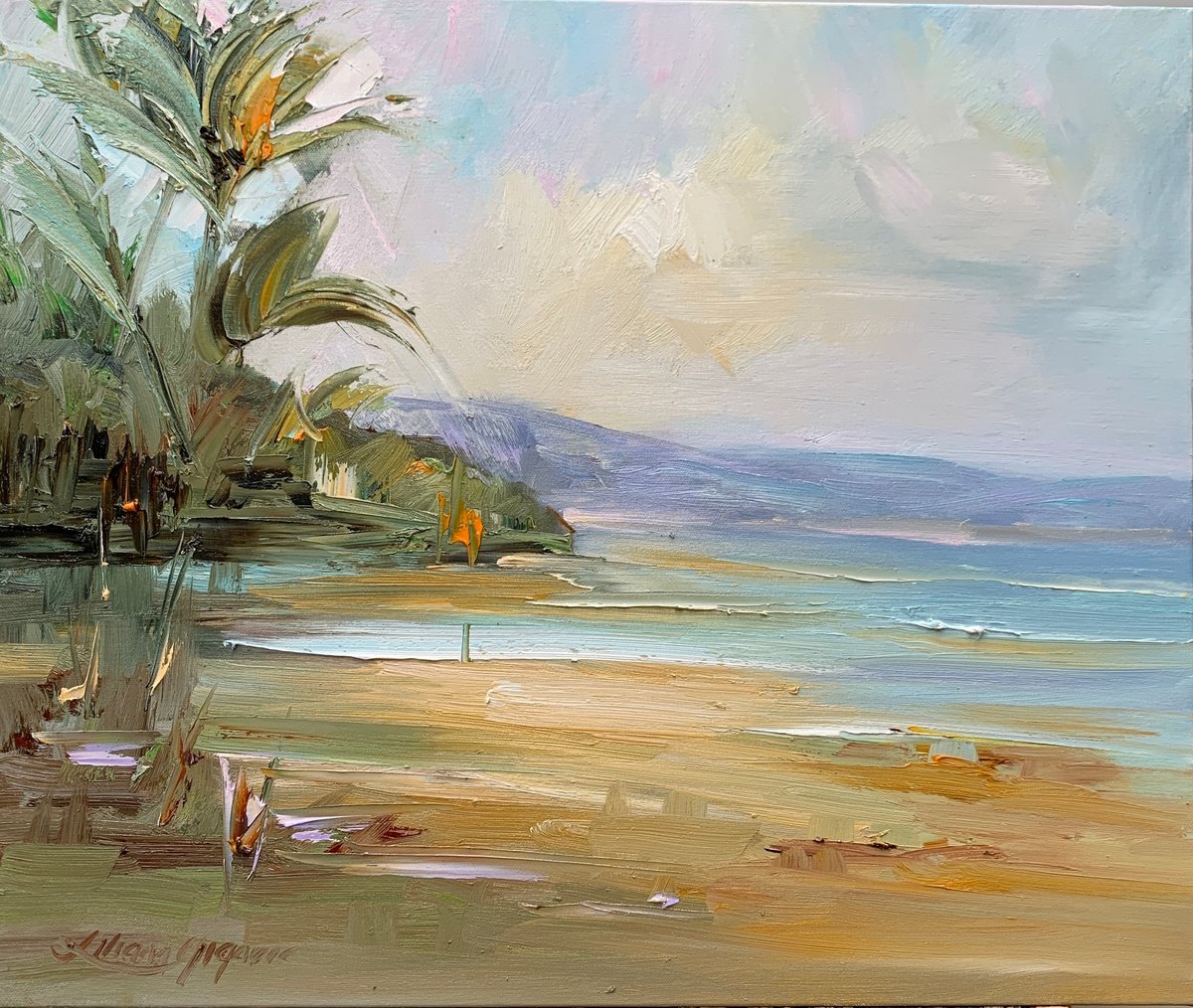 Palm Bay beach No 4 by Liliana Gigovic