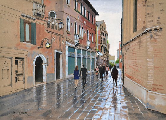 Afternoon Shower, Venice