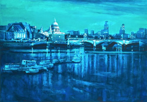 LONDON BLUES ST PAUL'S TO THE GHERKIN by Patricia Clements