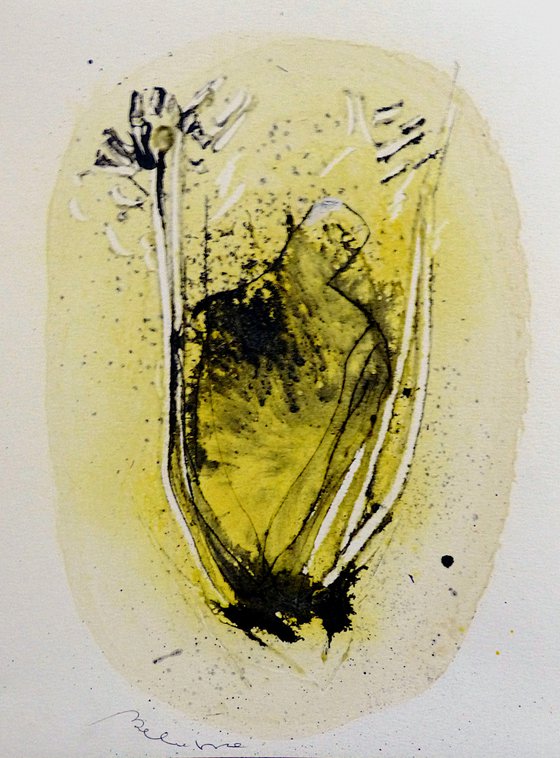 The Yellow Abstract 2, 21x29 cm