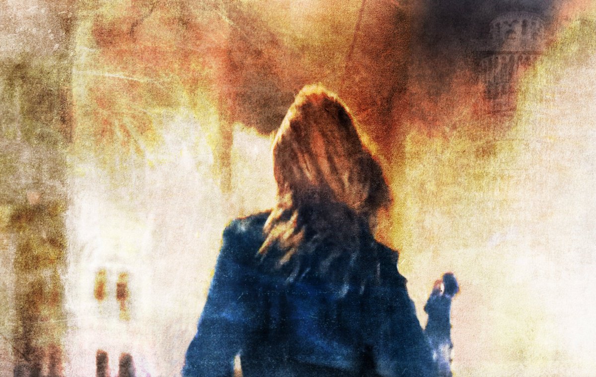 Impressionistic Portrait Photograph By Philippe Berthier, 30 X 19", Generique De Fin......, Original Artwork