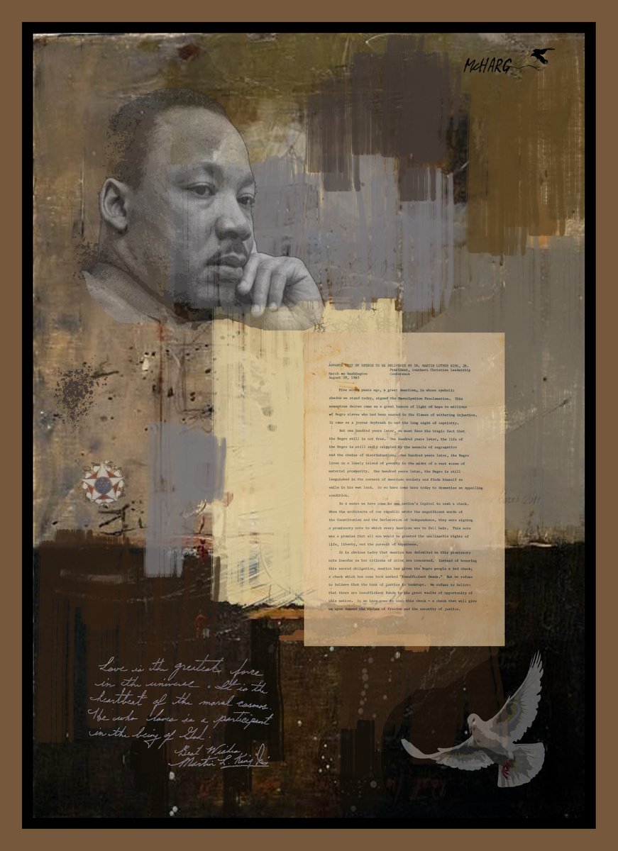 I HAVE A DREAM 30X42 by Joe McHarg