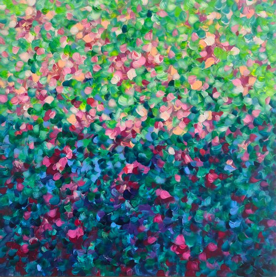 Dewy Rose Garden