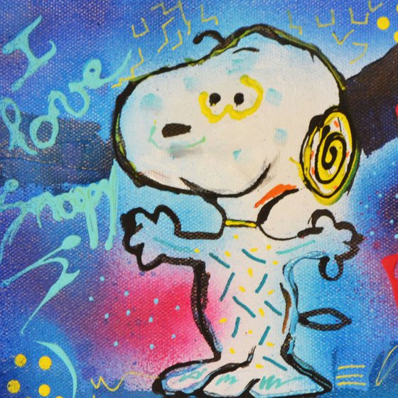 Snoopy heureux