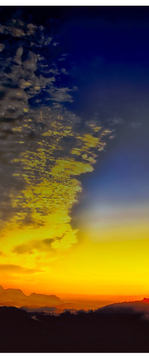 Indian summer #2. Abstract Sunrise Seascape Limited Edition 11/50 16x11 inch Photographic Print by Graham Briggs
