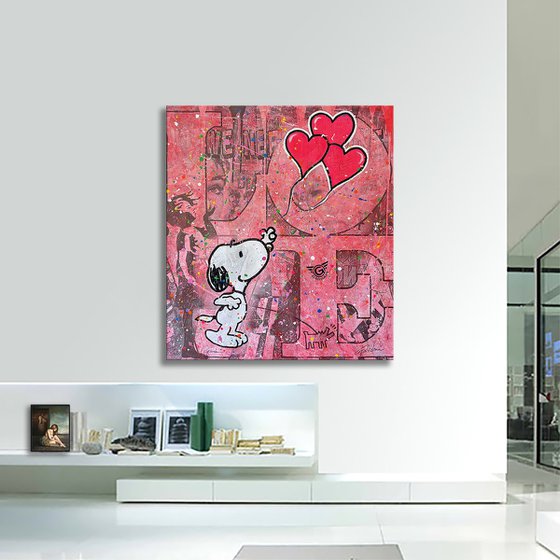 You make me happy Snoopy