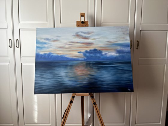 Dawn over Mediterranean: Homebound