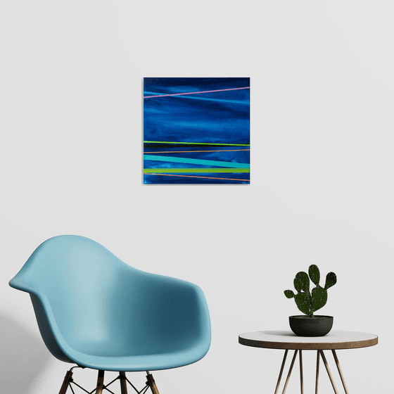 Abstract Spectrum in Blue 2 (AV Art)