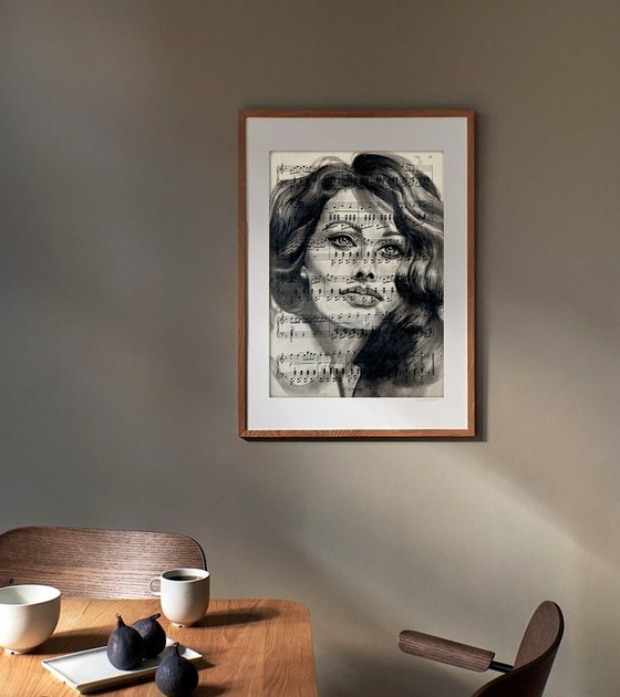 Sophia Loren Cinema Legend Portrait