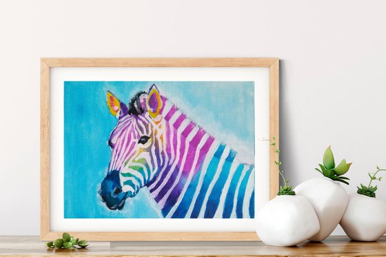 Colored Zebra