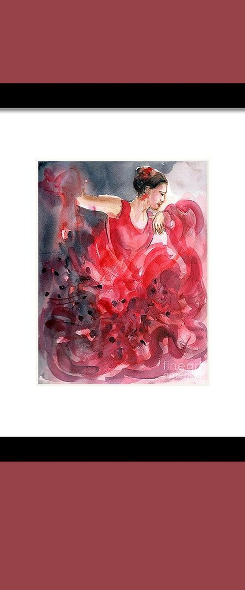 Flamenco Dancer 5 by Asha Shenoy