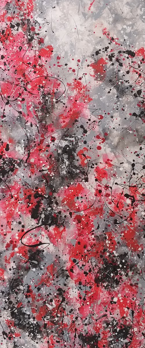 Abstract on canvas by M.Y. by Max Yaskin
